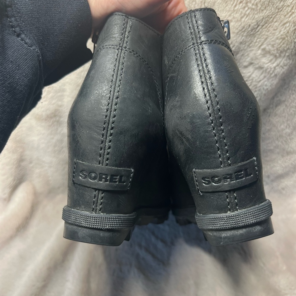 Sorel Womens Wedge Boots Size 7.5 - Picture 8 of 8